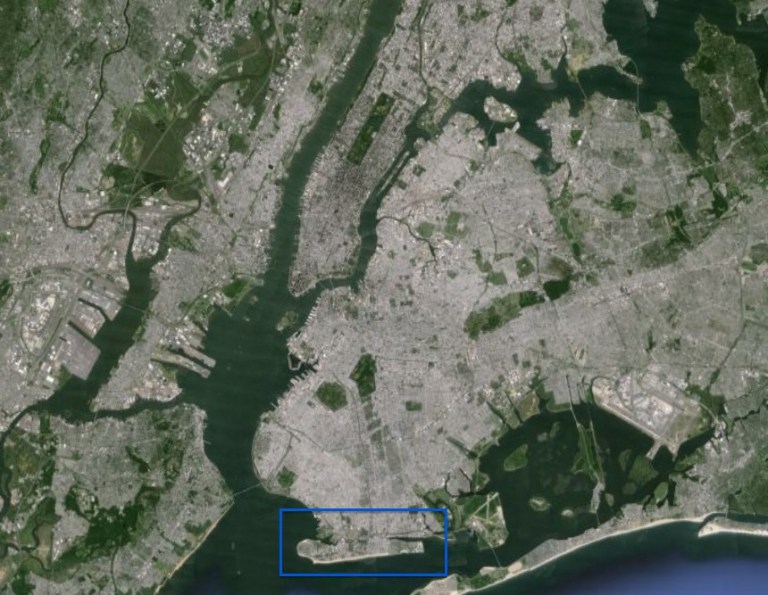 site map New York Coney Island